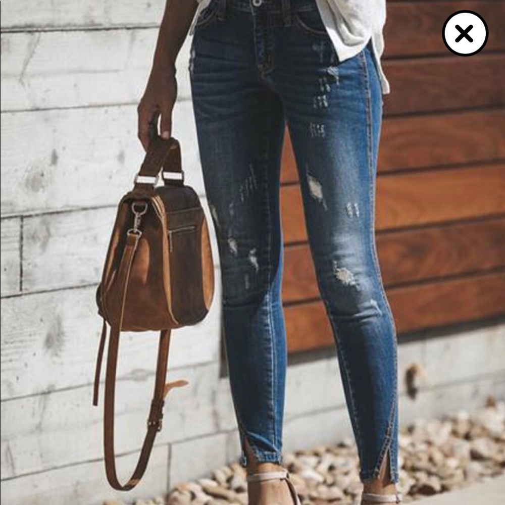 VICI split ankle denim